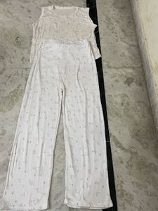 Floral Print Night Suit set of 2