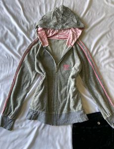 VINTAGE Juicy Adidas velour Hoodie
