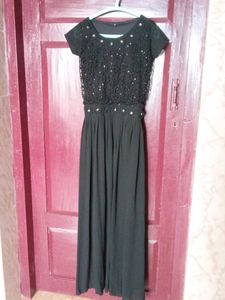 Rich Black Maxi Gown