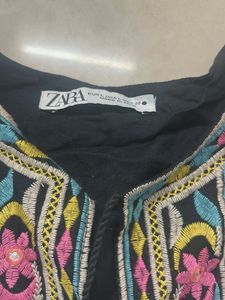 Embroidered Boho Top