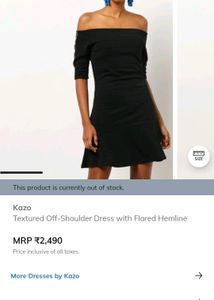 🆕Off shoulder Flared Dress