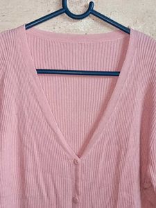 Trendy Winter Fashion Cardigan Ribbed