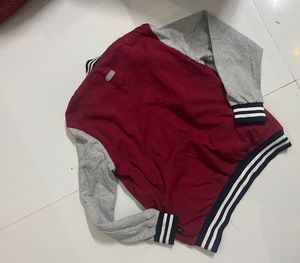 SALEEEE!!!! Varsity Jacket - Maroon &amp; Grey