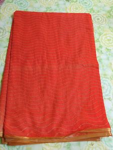 Orange Saree
