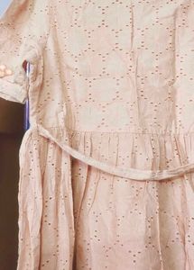 Gorgeous Peachy Frock Kurti🥰