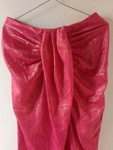 Pink Metallic Skirt