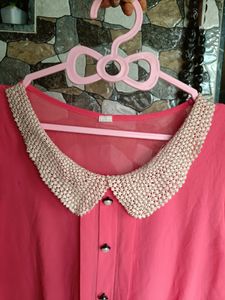 Pink Colour Top For Women