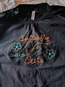 Cute Butterfly Graphic Top