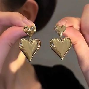 Heart Drop Earrings