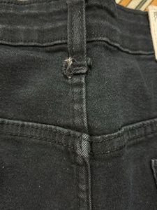 Black Denim Shorts - Bebe Brand