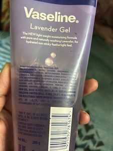 Vaseline Lavender Gel