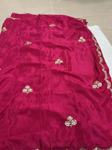 Elegant Maroon Saree