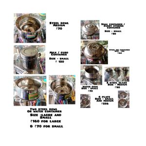 Steel Kitchen Utensils/ High Quality Items