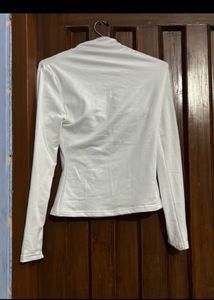 White Long Sleeve Top