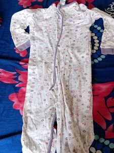 Baby Onesie with Elephant Print