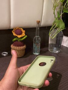 Iphone Xr Pastel Green Colour Cover