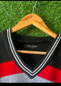 Red &amp; Black Unixes Stylish Korean Sweater