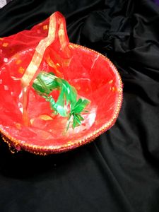 Decorative Red Basket