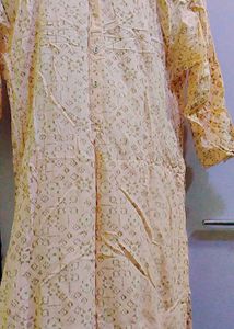 Peach Printed Dress