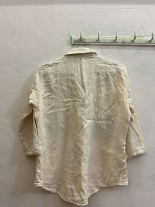 Embroidered Floral Button-Down Shirt