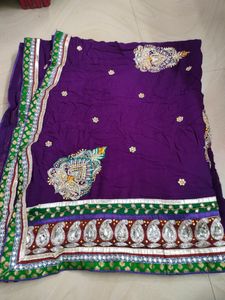 Party Wear Saree With Blouse
