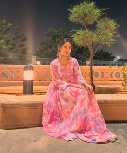 Pink Tie-Dye Maxi Dress