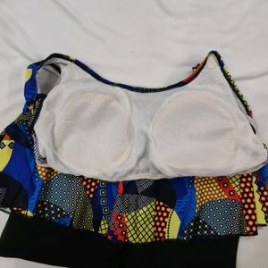Multicolored Padded Swimsuit