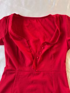 Red Party Mini Dress