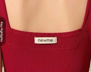 Red Bodycon Midi Dress