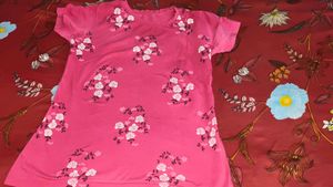 Floral Print Pink Dress