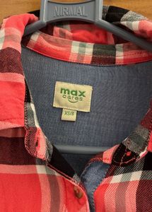 Max Multi Color Pink Shirt With Pockets