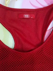 (1200)Red EDC Tank Top
