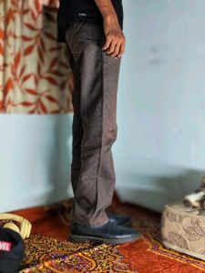 Dark Brown Baggy Jeans Pant