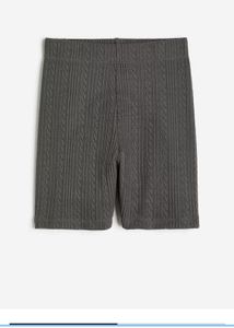 Grey Knit Biker and cycling Shorts *free shipping*