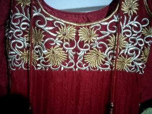 NEW RED ANARKALI SET Party Ware