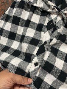Black And White Girls Frock