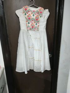 Girl's Festive Embroidered Sharara