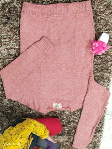 Heathered Crew Neck Sweater
