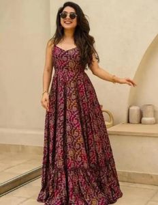 New trendy stylish printed floral dress 👗 ’