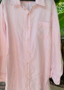 vintage ralph Lauren Striped Pink Shirt