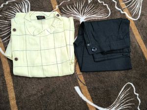 Checkered Tunic Top Combo