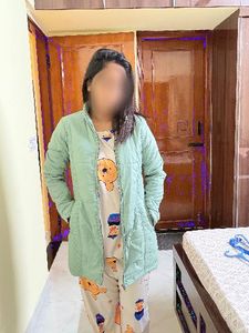 Mint Green Quilted Jacket