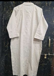 Cream Sequence Kurta