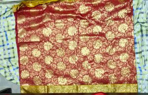 Pure Kanchivaram Pattu Saree With Maggam Design