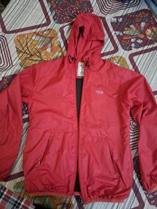 Red Windbreaker Jacket