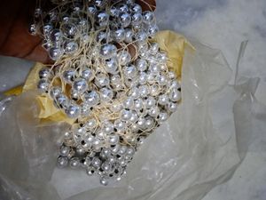 Silver Beads  And Caps