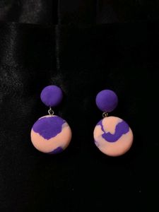 Swirl Clay Earrings