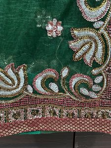 beautiful supernet saree with stylish blouse