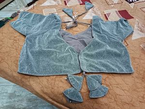 Beautiful Silver Blouse