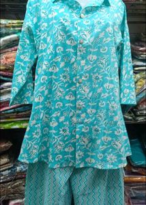 Floral Print Cord Set